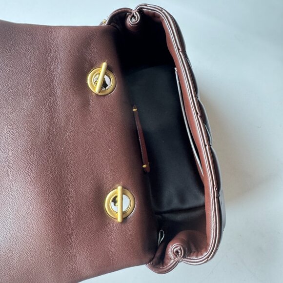Coach Tabby top handle with quilting, Maple
